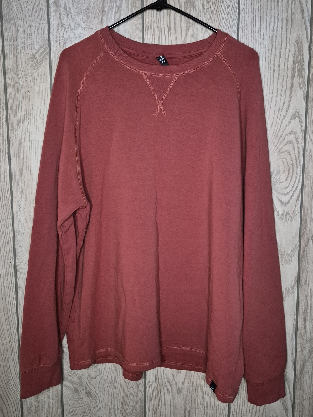 Glyder Men's Brick Red Crewneck Sweatshirt